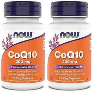 COQ10 NOW FOODS 200 MG 90 CÁPSULAS | PACK 2