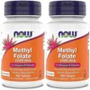 METILFOLATO NOW FOODS 1000 MCG 180 TABLETAS | PACK 2