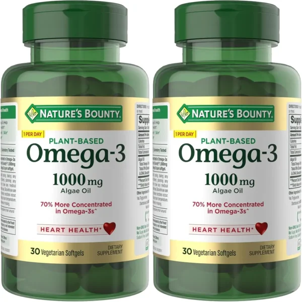 b0fv4b9t9c_1.webp OMEGA 3 VEGETAL NATURE'S BOUNTY 520 MG 30 CÁPSULAS BLANDAS | PACK 2