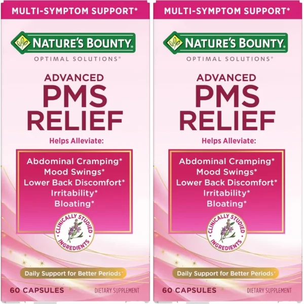 ADVANCED PMS RELIEF NATURE'S BOUNTY 60 CÁPSULAS | PACK 2