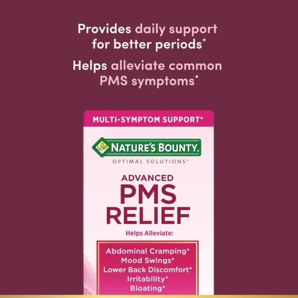 ADVANCED PMS RELIEF NATURE'S BOUNTY 60 CÁPSULAS | PACK 2