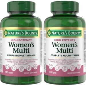 MULTIVITAMÍNICO COMPLETO MUJER HIGH POTENCY NATURE'S BOUNTY 120 TABLETAS | PACK 2