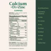 CALCIO + VITAMINA D3 + ZINC NATURE'S BOUNTY 500 MG 70 GOMITAS | PACK 2