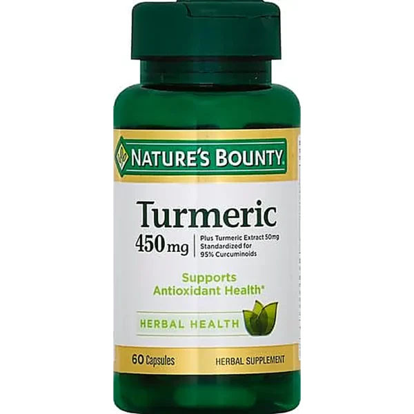 CÚRCUMA NATURE'S BOUNTY 450 MG 60 CÁPSULAS | PACK 2