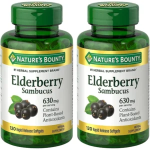 b0fv4zljbm_1.webp SAÚCO SAMBUCUS NATURE'S BOUNTY 630 MG 120 CÁPSULAS BLANDAS | PACK 2