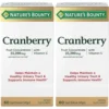 CRANBERRY NATURE'S BOUNTY 25200 MG + VITAMINA C 60 CÁPSULAS BLANDAS | PACK 2