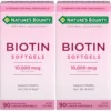 b0fv59hptx_1.webp BIOTINA NATURE'S BOUNTY 10000 MCG 90 CÁPSULAS BLANDAS | PACK 2