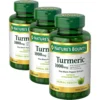 CÚRCUMA NATURE'S BOUNTY 1000 MG + BIOPERINE 5 MG 60 CÁPSULAS | PACK 3
