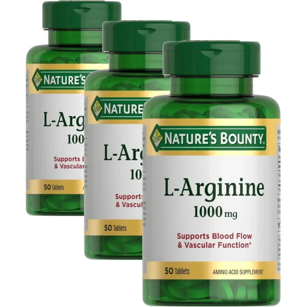 b0fwd5dnsz_1.webp L-ARGININA NATURE'S BOUNTY 1000 MG 50 TABLETAS | PACK 3