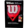 b0fwkvnn92_1.webp KIT DE PÁDEL WILSON OPTIX XP RAQUETA ROJA + 3 PELOTAS