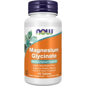 GLICINATO DE MAGNESIO NOW FOODS 100 MG 90 TABLETAS