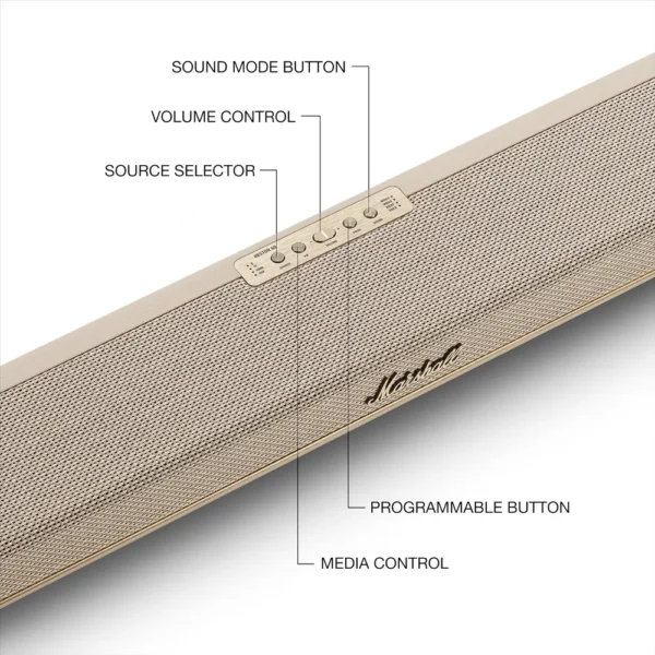 BARRA DE SONIDO DOLBY ATMOS HESTON 60 MARSHALL | CREMA