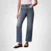 Calvin Klein | Pantalones vaqueros de talle alto y corte recto para mujer