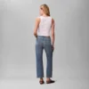 Calvin Klein | Pantalones vaqueros de talle alto y corte recto para mujer