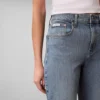 Calvin Klein | Pantalones vaqueros de talle alto y corte recto para mujer