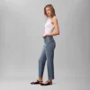 Calvin Klein | Pantalones vaqueros de talle alto y corte recto para mujer