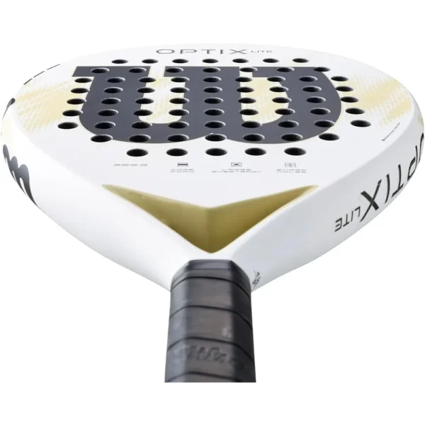 RAQUETA DE PÁDEL WILSON OPTIX V2 LITE BLANCO