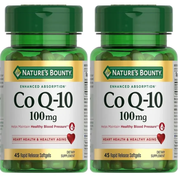 COENZIMA Q10 NATURE'S BOUNTY 100 MG 45 CÁPSULAS BLANDAS | PACK 2