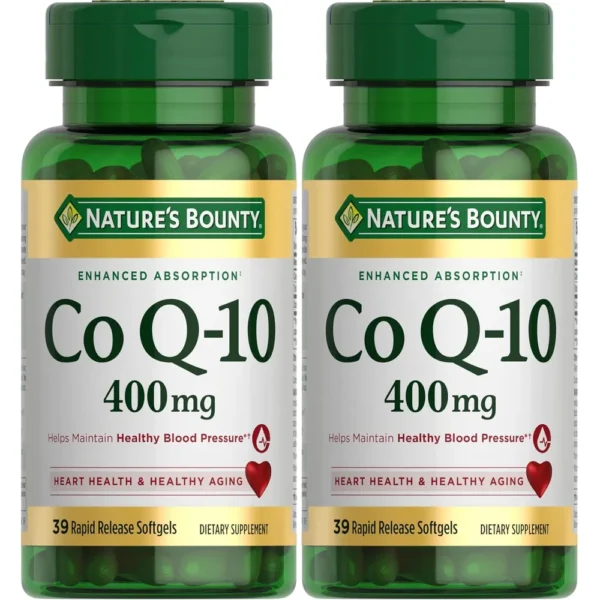 COENZIMA Q10 NATURE'S BOUNTY 400 MG 39 CÁPSULAS BLANDAS | PACK 2