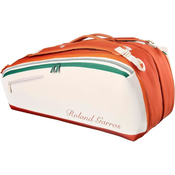 BOLSO WILSON ROLAND GARROS 2026 TRICOLOR CAPACIDAD 9 RAQUETAS