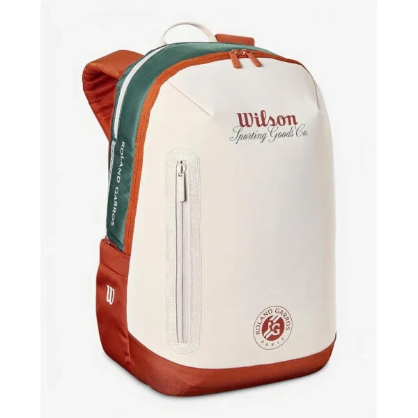 BOLSO WILSON ROLAND GARROS 2026 TRICOLOR CAPACIDAD 2 RAQUETAS