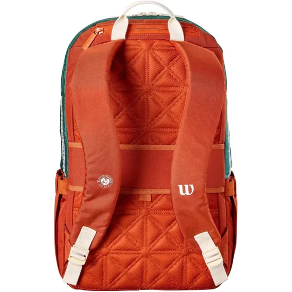 BOLSO WILSON ROLAND GARROS 2026 TRICOLOR CAPACIDAD 2 RAQUETAS