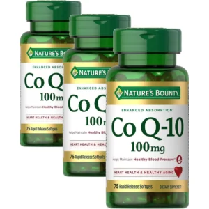 COENZIMA Q10 NATURE'S BOUNTY 100 MG 75 CÁPSULAS BLANDAS | PACK 3