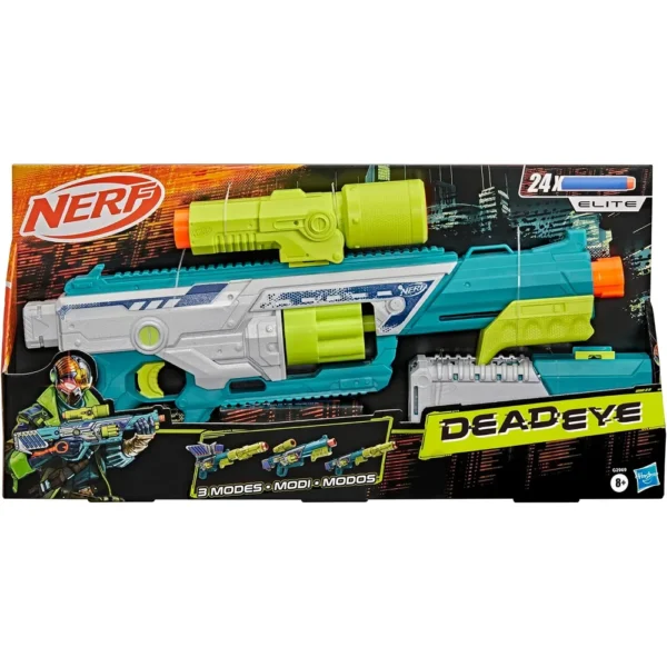 NERF LANZADOR REBEL OPS DEADEYE CON 24 DARDOS