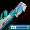NERF LANZADOR REBEL OPS DEADEYE CON 24 DARDOS