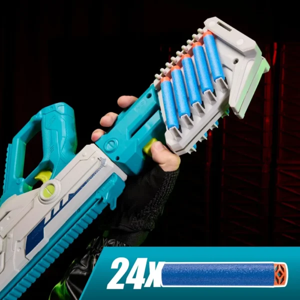 NERF LANZADOR REBEL OPS DEADEYE CON 24 DARDOS