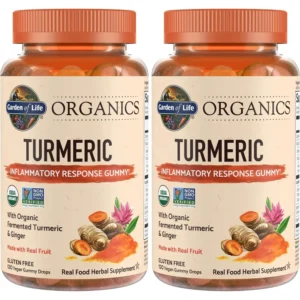 CÚRCUMA GARDEN OF LIFE ORGANICS CURCUMINA 50 MG 120 GOMITAS | PACK 2