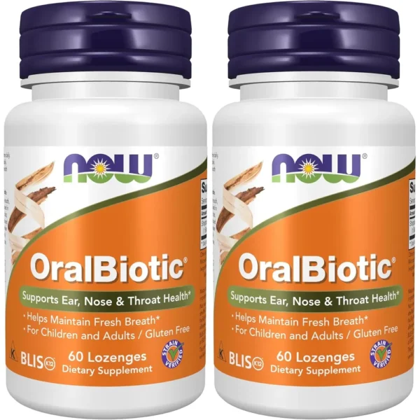 b0ghccxfk7_1.webp ORALBIOTIC NOW FOODS 60 PASTILLAS | PACK 2