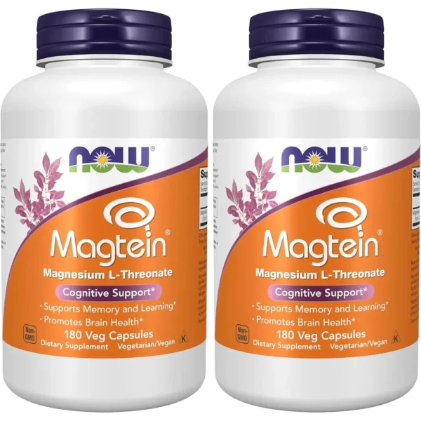 b0ghcdtpml_1.webp MAGTEIN MAGNESIO L-TREONATO NOW FOODS 180 CÁPSULAS | PACK 2
