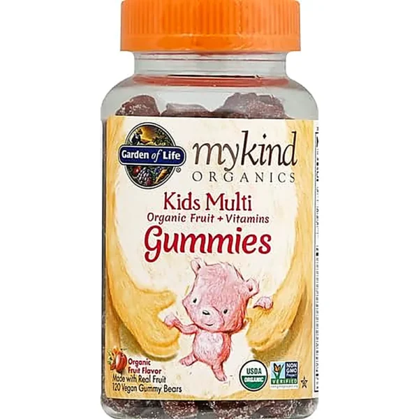 MULTIVITAMÍNICO GARDEN OF LIFE ORGANICS KIDS MULTI FRUTAS 120 GOMITAS | PACK 2