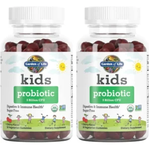 PROBIÓTICO GARDEN OF LIFE KIDS 3 BILLONES CEREZA 30 GOMITAS | PACK 2