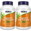 PYGEUM + SAW PALMETTO NOW FOODS CON ACEITE DE SEMILLA DE CALABAZA 120 CÁPSULAS | PACK 2
