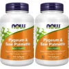 PYGEUM + SAW PALMETTO NOW FOODS CON ACEITE DE SEMILLA DE CALABAZA 120 CÁPSULAS | PACK 2
