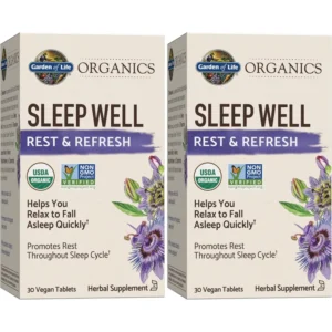 SLEEP WELL GARDEN OF LIFE ORGANICS 30 TABLETAS | PACK 2