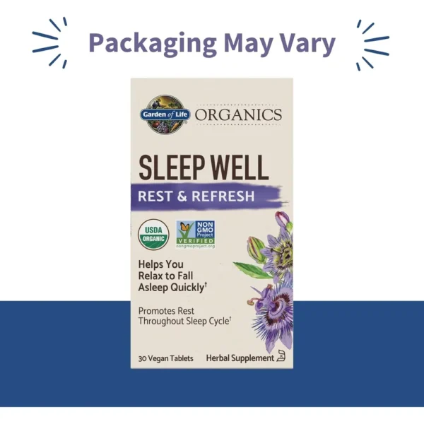 b0ghcr27ky_1.webp SLEEP WELL GARDEN OF LIFE ORGANICS 30 TABLETAS | PACK 2