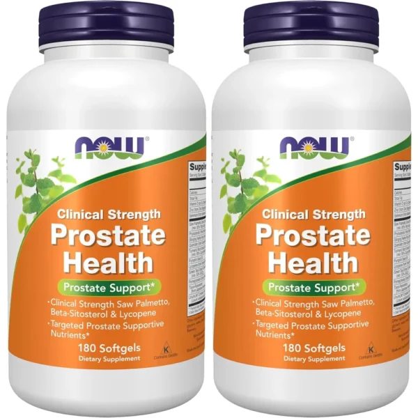 PROSTATE HEALTH NOW FOODS 180 CÁPSULAS BLANDAS | PACK 2