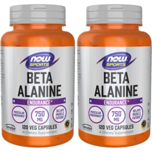 BETA-ALANINA NOW SPORTS 750 MG 120 CÁPSULAS | PACK 2