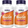 BIOTINA NOW FOODS 10 MG / 10000 MCG 120 CÁPSULAS | PACK 2