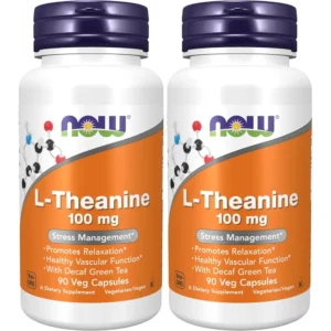 b0ghd4rd4t_0.webp L-TEANINA NOW FOODS 100 MG CON TÉ VERDE DESCAFEINADO 90 CÁPSULAS | PACK 2