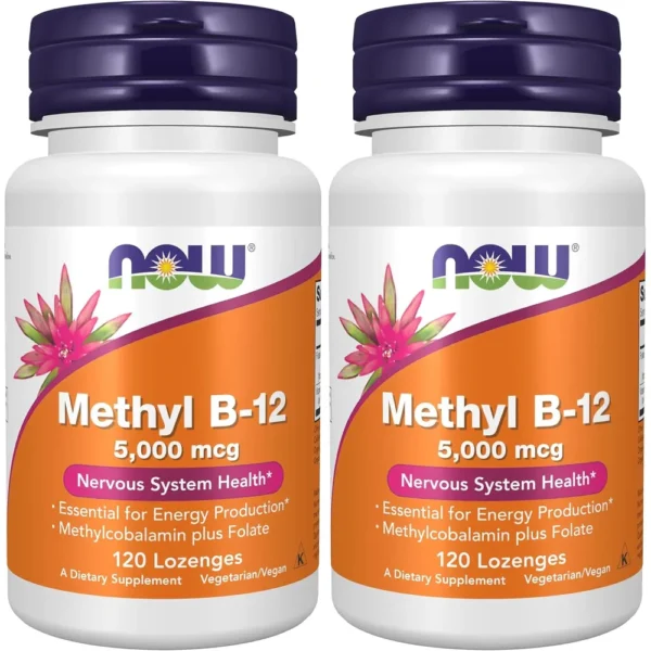 b0ghd6m6b7_1.webp METIL B12 NOW FOODS 5000 MCG 120 PASTILLAS | PACK 2