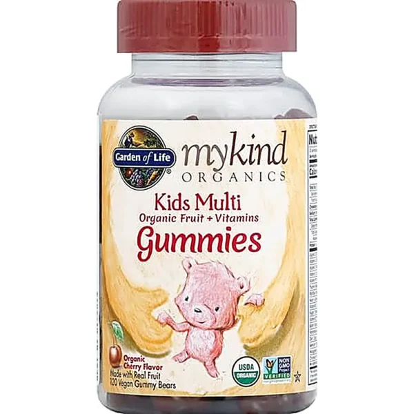 MULTIVITAMÍNICO GARDEN OF LIFE ORGANICS KIDS MULTI CEREZA 120 GOMITAS | PACK 2