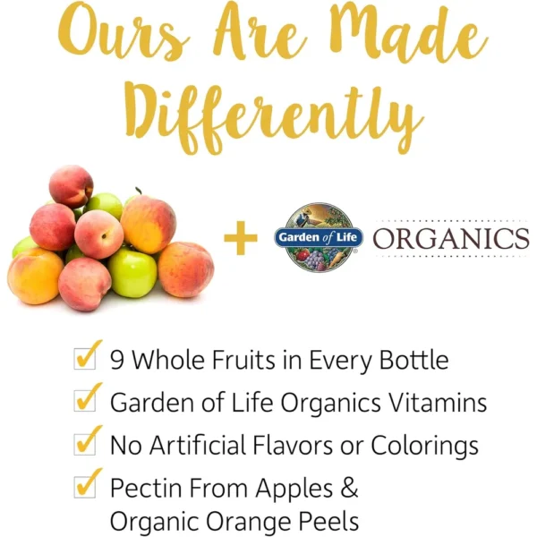 MULTIVITAMÍNICO GARDEN OF LIFE ORGANICS KIDS MULTI CEREZA 120 GOMITAS | PACK 2