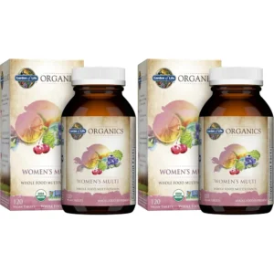 MULTIVITAMÍNICO GARDEN OF LIFE ORGANICS WOMEN'S MULTI 120 TABLETAS | PACK 2