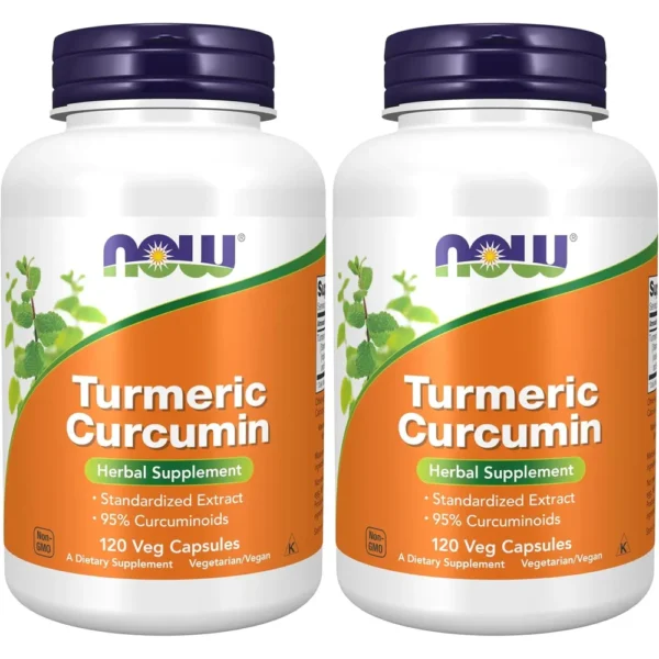 CÚRCUMA CURCUMINA NOW FOODS 120 CÁPSULAS | PACK 2