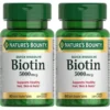 BIOTINA QUICK DISSOLVE NATURE'S BOUNTY 5000 MCG 60 TABLETAS | PACK 2