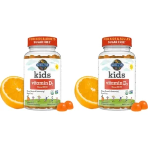 VITAMINA D3 GARDEN OF LIFE KIDS 800 UI NARANJA 60 GOMITAS | PACK 2